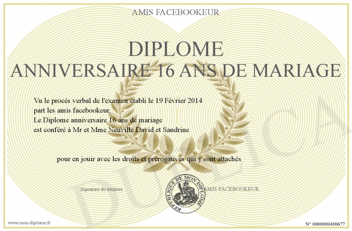 diplome 16 ans